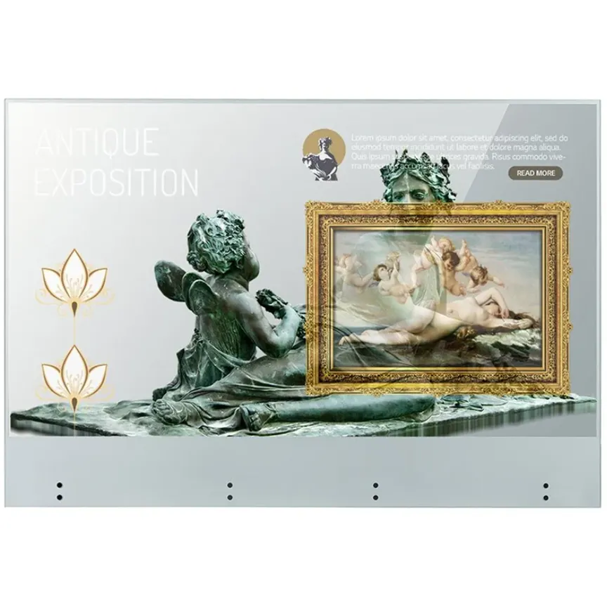 LG 55EW5TK-A Cutting Edge 55 Inch Transparent OLED Display for Futuristic Presentations