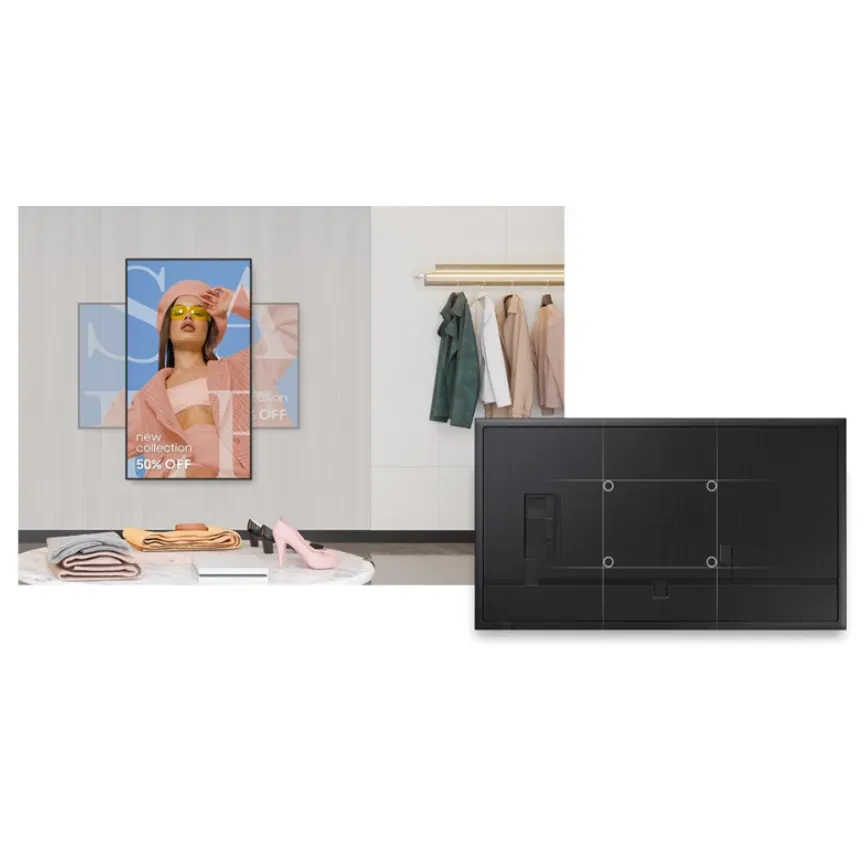Samsung 43" QBC Series 4K UHD Digital Signage Display – QB43C / LH43QBCEBGCXGO