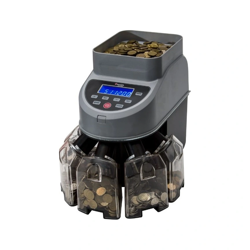 Cassida Coin Max COINMAX Professional High-Speed Medium to Heavy Duty Coin Counter & Sorter Machine