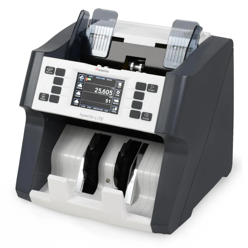 Cassida Xpecto Lite Bill Counter XPECTO LITE – AED Single Mix Detection & Value Counting Machine