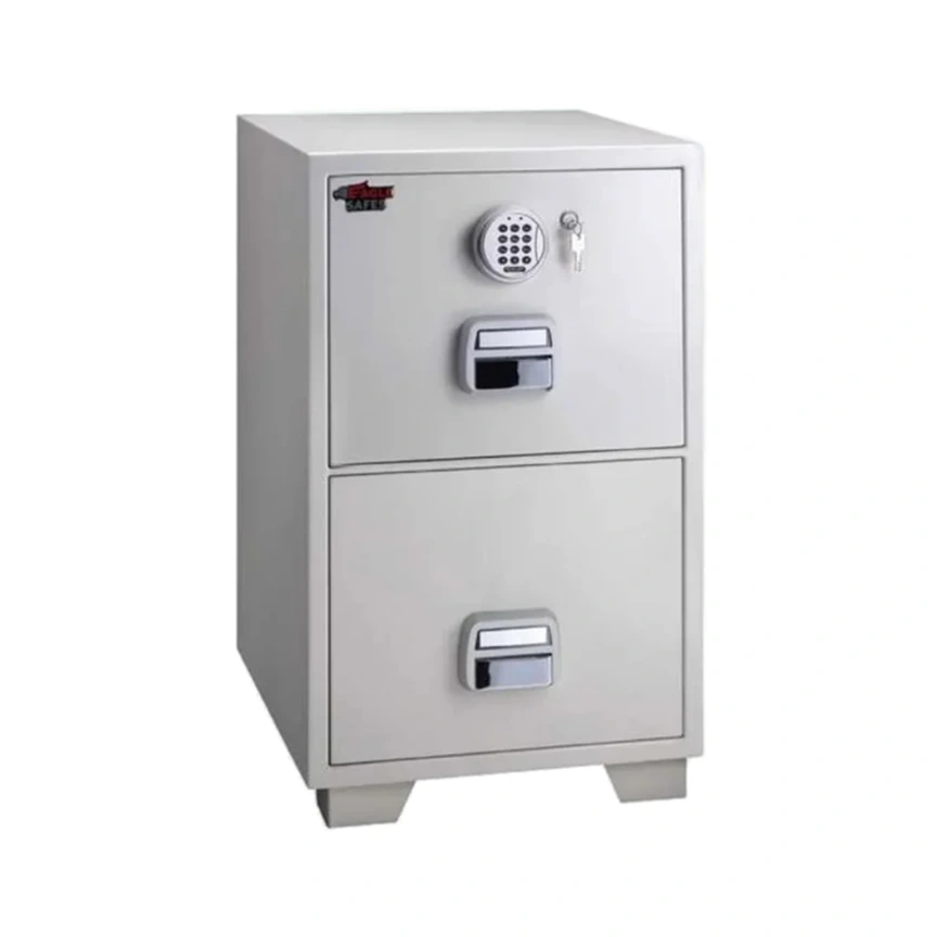 EAGLE SF-680-2EKX FIRE RESISTANT FILING CABINET, 2 DRAWERS, DIGITAL & KEY LOCK