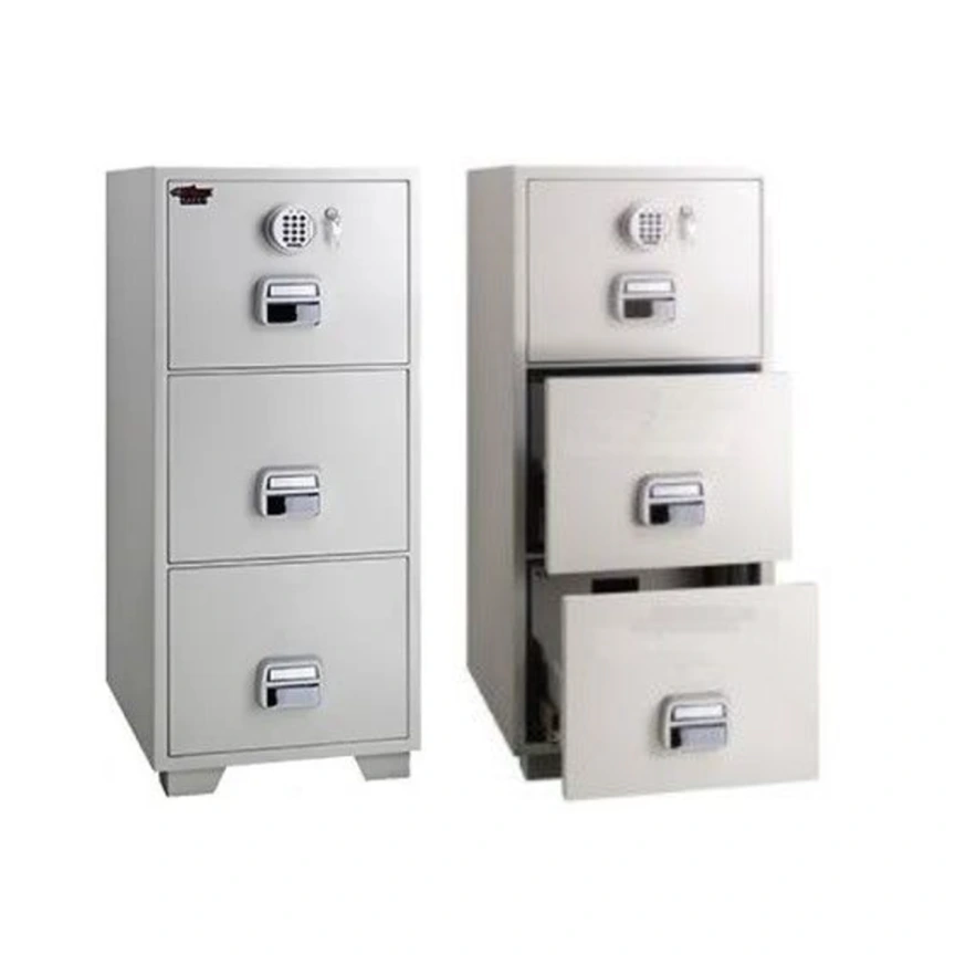 Eagle SF-680 - 3EKX 3 Drawer Fire Resistant Filing Cabinet 1 Key + Electronic Lock