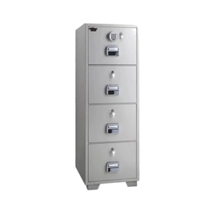 EAGLE SF-680-4EKK FIRE RESISTANT FILING CABINET, 4 DRAWER, DIGITAL & 4 KEY LOCK