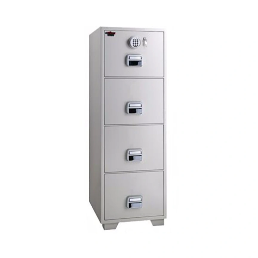 Eagle SF-680 - 4EKX 4 Drawer Fire Resistant Filing Cabinet 1 Key + Electronic Lock