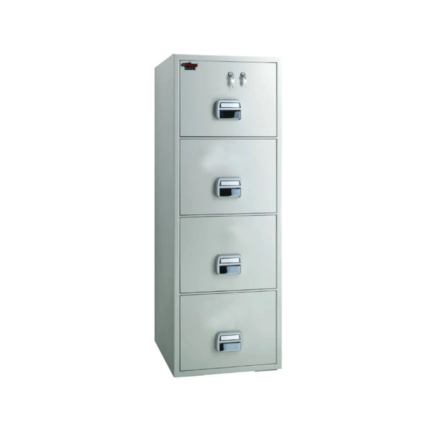Eagle SF-680-4TKX Fire Resistant Filing Cabinet, 4 Drawers, 2 Keys Lock