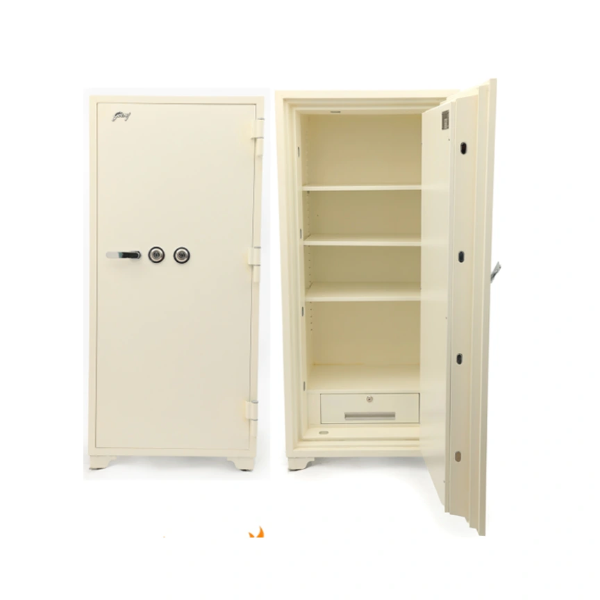 Godrej FR-1260 Fire Resistant Safe, Two Key Locks