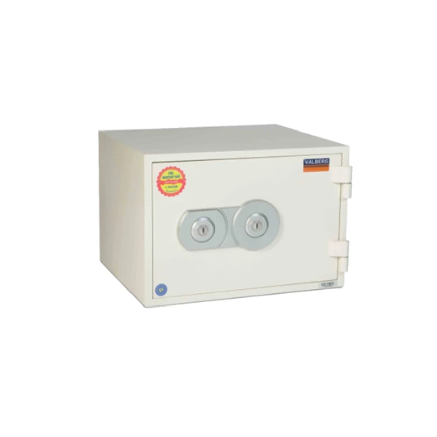 VALBERG FRS-30 EL FIRE RESISTANT SAFE, DIGITAL & KEY LOCK, WHITE