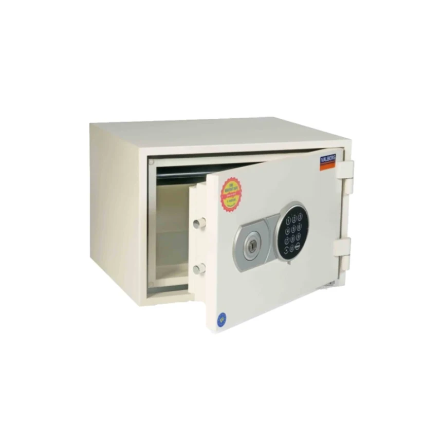 VALBERG FRS-32 EL FIRE RESISTANT SAFE, DIGITAL & KEY LOCK, WHITE