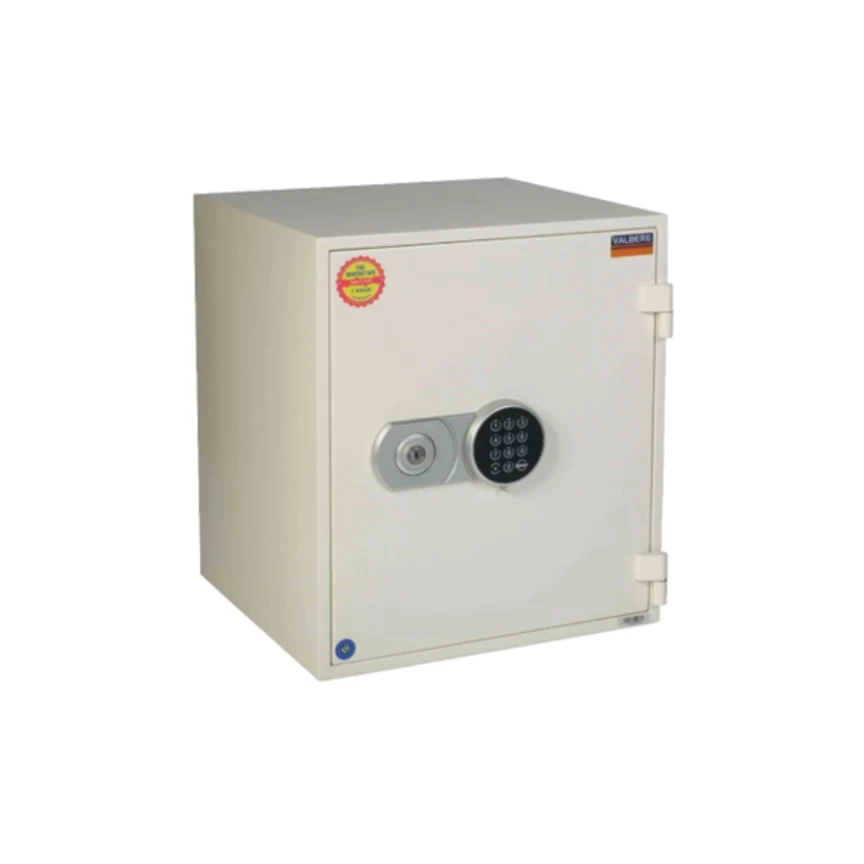 VALBERG FRS-51 EL FIRE RESISTANT SAFE, DIGITAL & KEY LOCK, WHITE