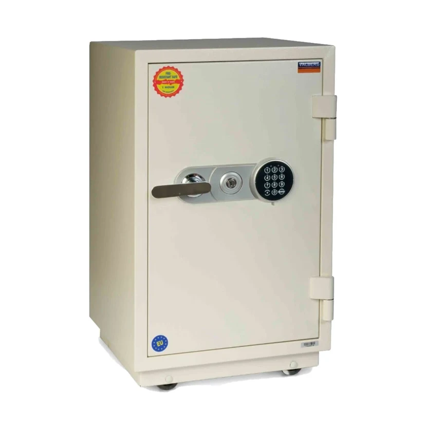 VALBERG FRS-67 EL FIRE RESISTANT SAFE, DIGITAL & KEY LOCK, WHITE
