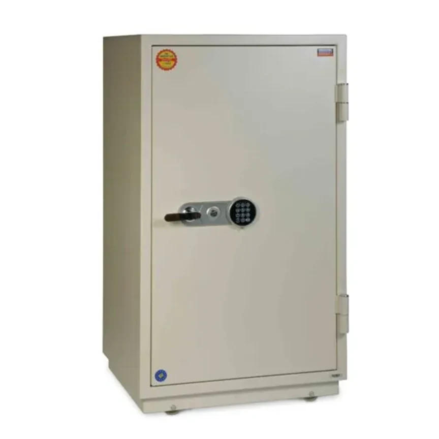 VALBERG FRS-93 EL FIRE RESISTANT SAFE, DIGITAL & KEY LOCK, WHITE