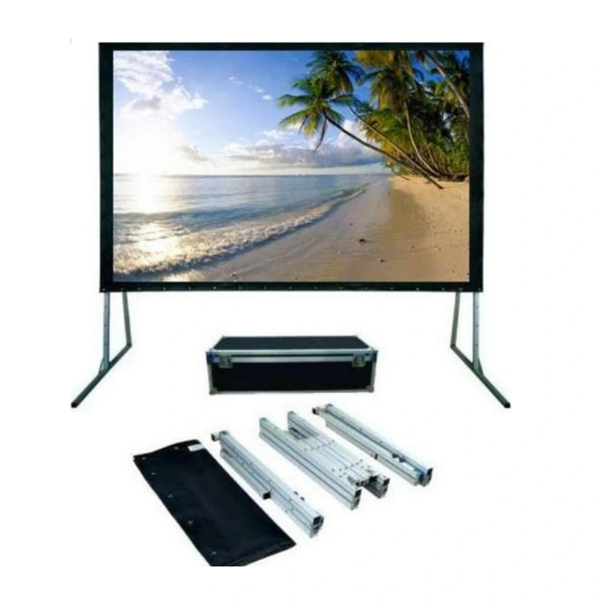 iView 150" Front & Rear Projection Screen – Fast-Fold, 4:3 Aspect