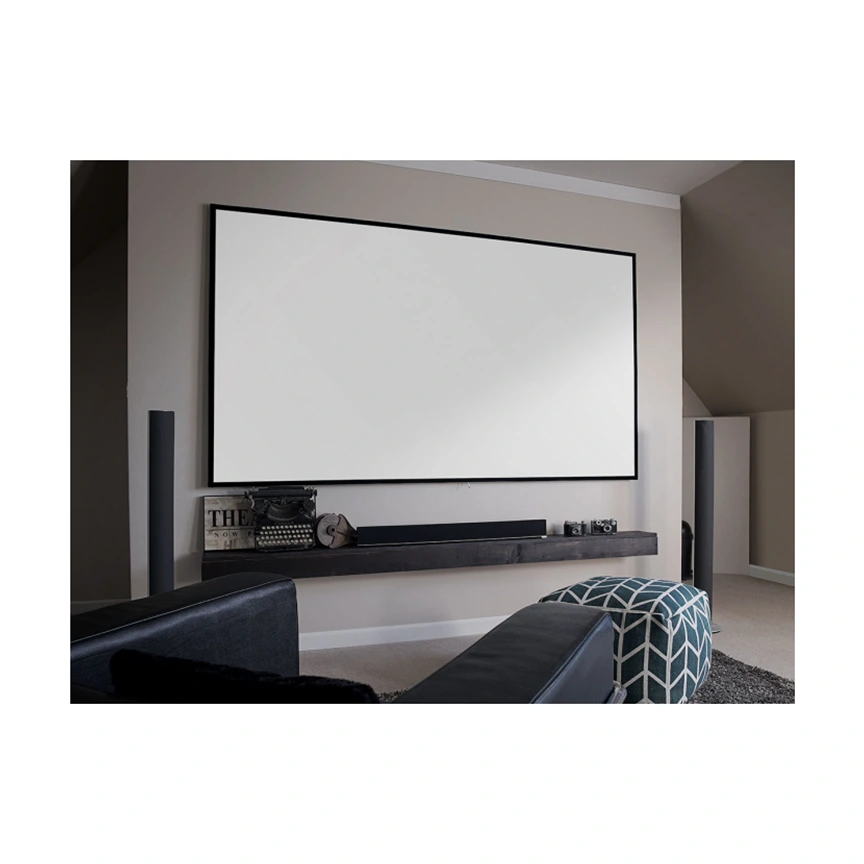 Elite Screens AR135WH2 135" Aeon Series 8K/4K UHD Fixed Frame Projector Screen