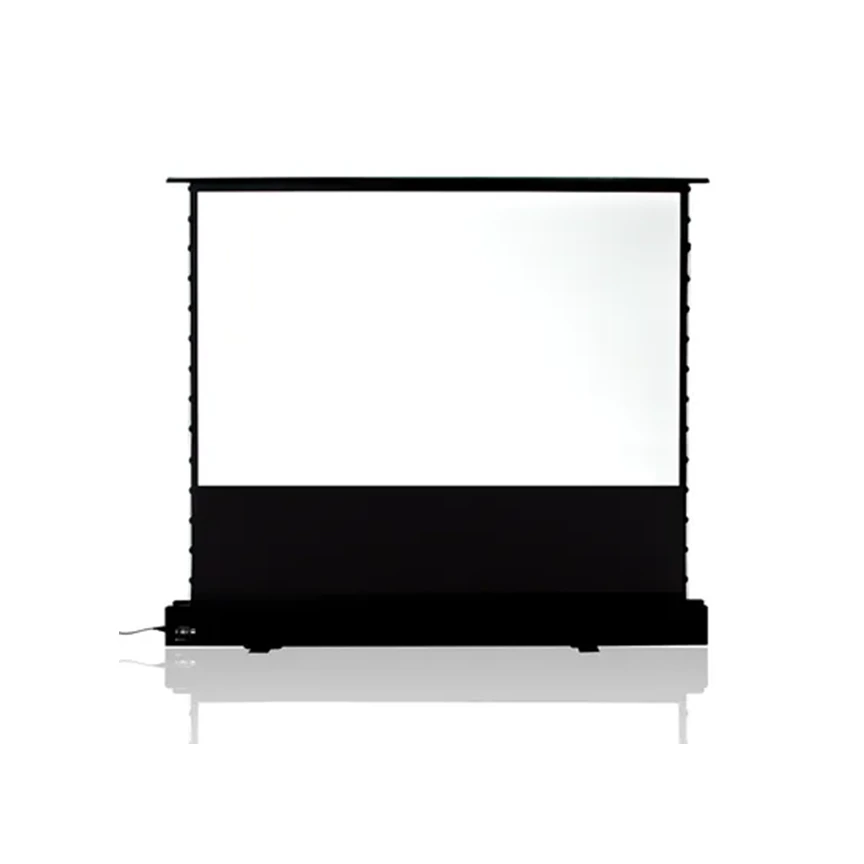 Xyscreen 100Inch Tab Tension Motorized Floor Rising Projection Screen